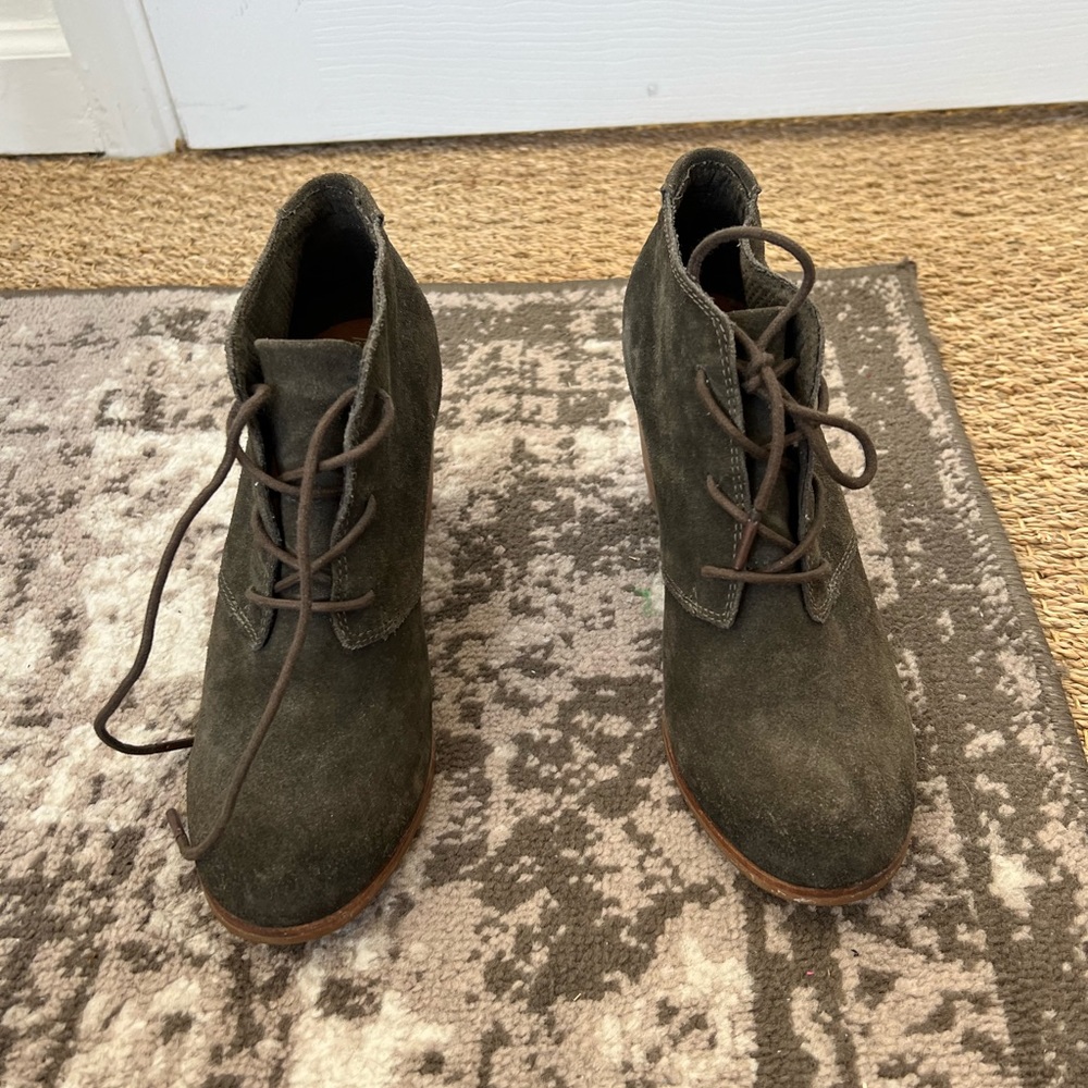 Green Toms Booties